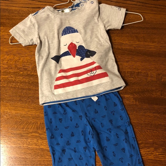pL kids fisherman shirt and pants - Picture 1 of 2